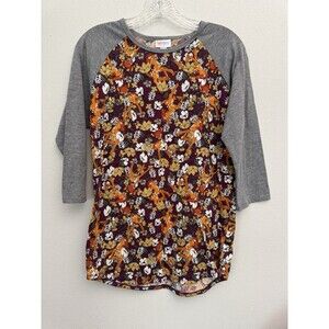 LuLaRoe Randy Women's 3/4 Sleeve Disney Bambi NWOT Size Medium
